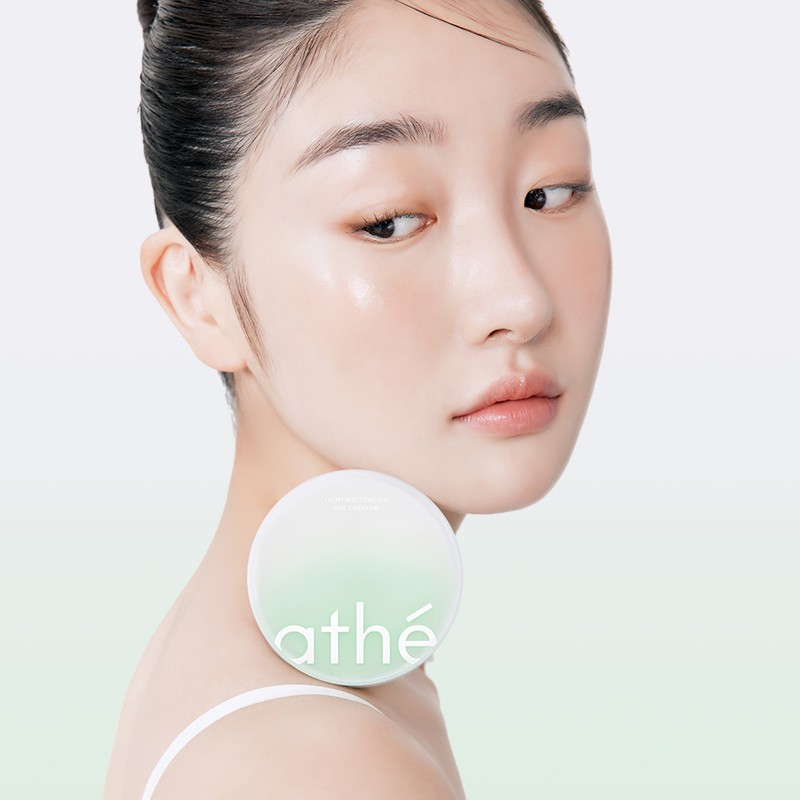 athe Vegan Relief Lighting Tone Up Sun Cushion SPF50+ PA++++