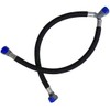 Quick Connect Faucet Water Supply Lines, 12 Inch Long, Widespread