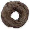 StyleBreaker 01018155 Unisex Knitted Loop Scarf with Grid and Rib