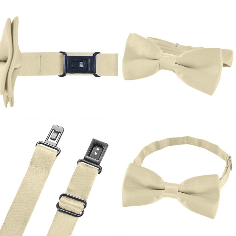 MASADA Father-son bow tie tied and adjustable length in matching