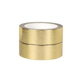 AxeWoodz 2 Rolls Gold Foil Washi Tape Set Decorative Tape Art Paper Masking Tapes Adhesive Washi Tape for Gift Wrapping DIY Craft Scrapbook