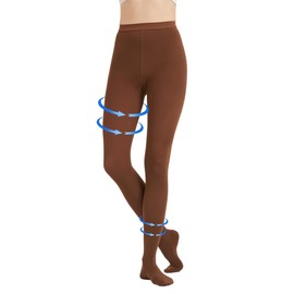 AMZAM® Medical Compression Tights for Women & Men Closed Toe 20-30mmHg Graduated Compression Stockings Waist High Support Leggings Support Tube for Varicose Veins