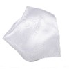 Vesuvio Napoli White Paisley Design Men's Hankerchief Pocket Square Hanky