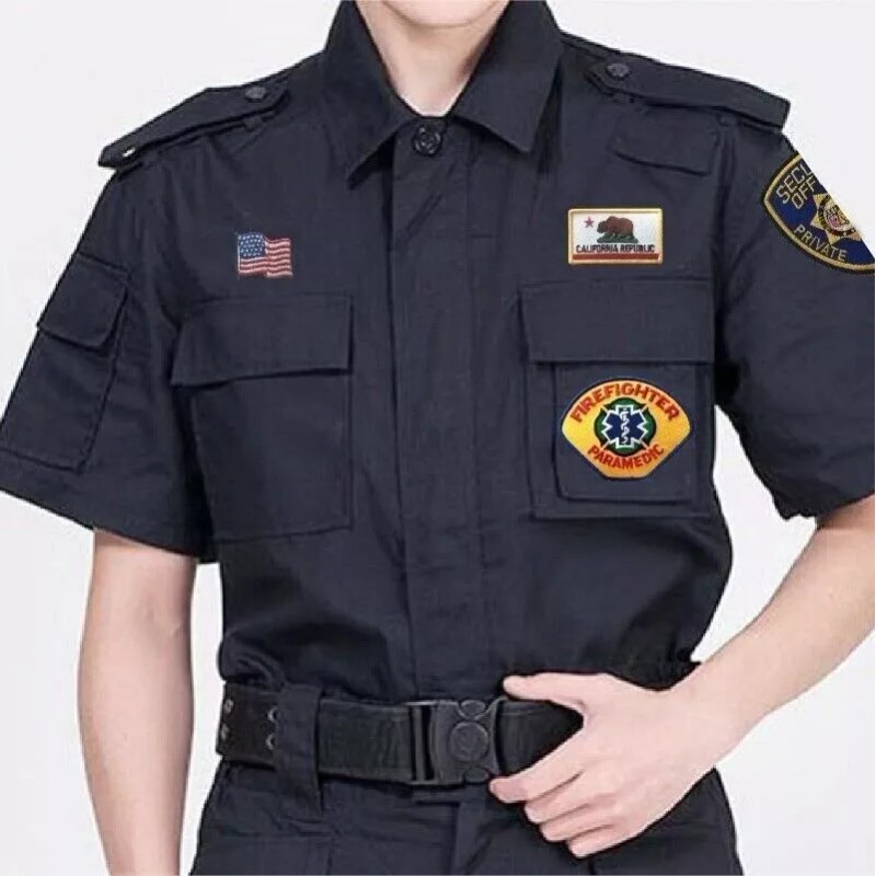 HT Private Security Officer w/ Logo Embroidered Patch (4" x