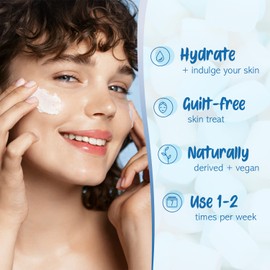 7th Heaven Marshmallow Fluff Hydrating Face Masks with Sweet Almond Oil and Aloe Vera to Moisturise Skin - Pack of 3