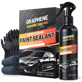 Graphene Ceramic Coating for Cars (17oz) - 12H Ceramic Spray Coating - 24+ Months of Long Lasting Protection - Ultra High Gloss & Shine - Unmatched Slickness - Extremely Hydrophobic