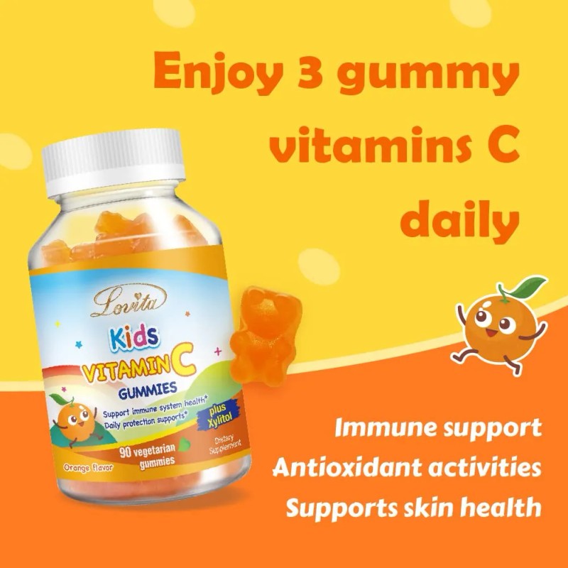 Lovita Gomitas Veganas Vitamina C Niños 150mg 90 Gomitas