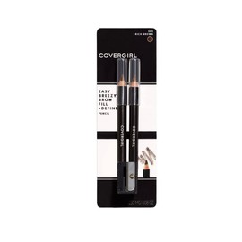CoverGirl Easy Breezy Brow, Fill+Define Pencils [505] Rich Brown 2 ea​​ ( Pack of 4)​