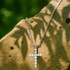 KOLLANA Gold Plated Cross Pendant Necklace