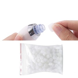 ZEIZOMZER Blackhead Sponge 100 Pcs, Replacement Filter Sponges for Vacuum Blackheads Removal Device Accessories (12 mm)