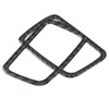 2pcs Carbon Fiber Dashboard Air Vent Cover Trim Paste Installation