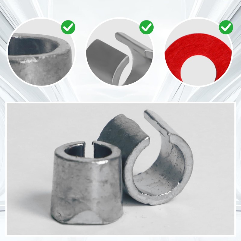 10 Pcs Battery Terminal Shims Caps,with 12 Pcs Washers for