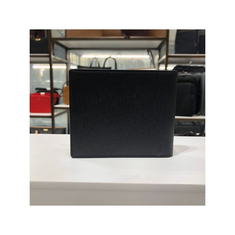 Hazzys (대구신세계)블랙 사이드 배색가죽 2단 반지갑 HJWA9E330BK (Daegu Shinsegae) Black
