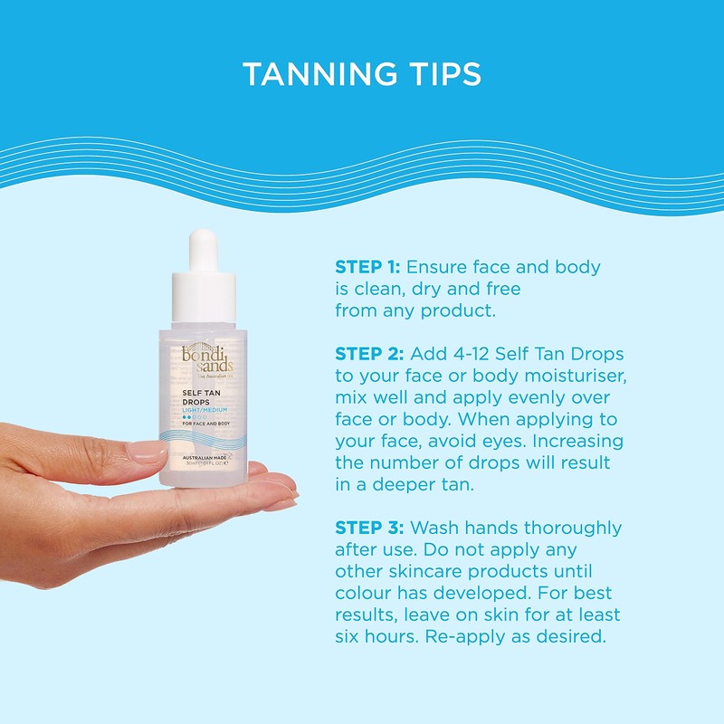 Bondi Sands - Self Tan Drops Light/Medium - Self Tanning