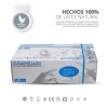 Cleanguard Guante Latex Cleanguard Libre De Polvo Grande 100 C/u