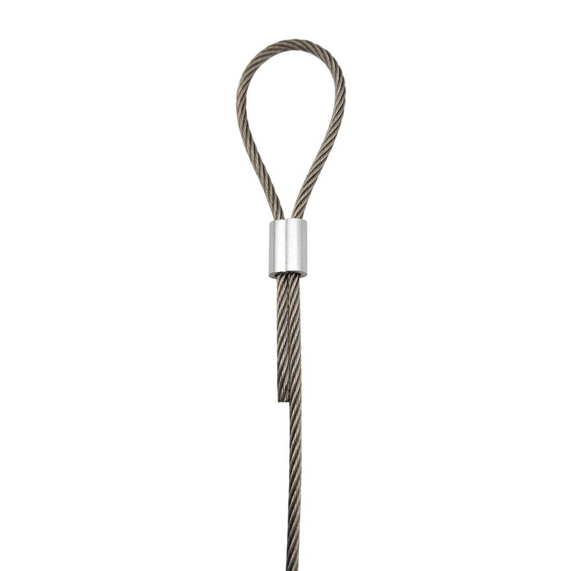 Sipery 200Pcs Aluminum Crimping Loop Sleeves Double Holes Cable Crimp