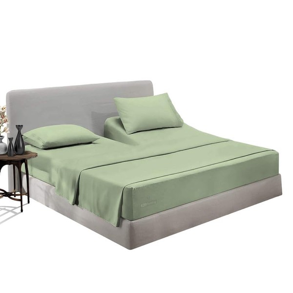 SGI bedding 32" King Split Top Flex Head Sheet 100%