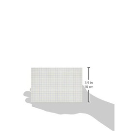 Post-it - Notas superadhesivas recicladas, 4 x 6 pulgadas, colección Bali, forradas, 4 almohadillas para orejas/paquete, 45 hojas/bloc (4621-SSNRP), Blanco (White Grid), 6 Pads