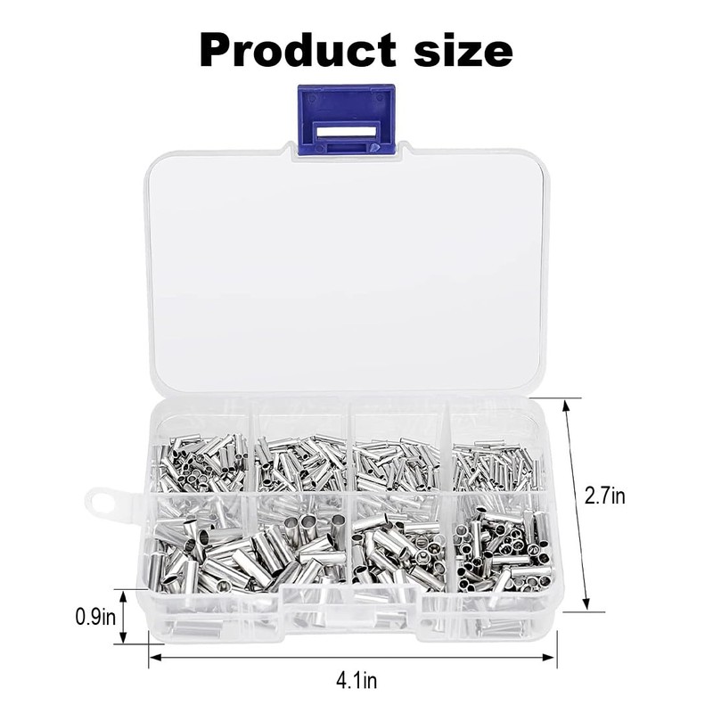 Duoleimi Wire End Ferrules Set - 600 Pieces Cable Sleeves