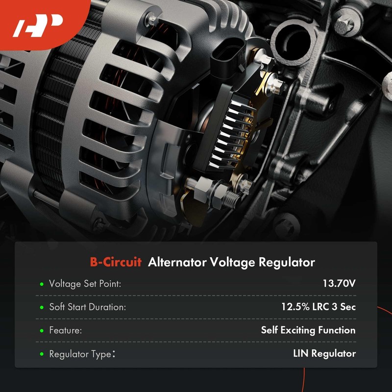 A-Premium Alternator Voltage Regulator Compatible with Volvo XC60 S60 V60