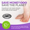 ShowerShroom SHSULT755 Ultra Revolutionary Shower Hair Catcher Drain Protector, No