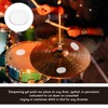 Yeshone 60 Pieces Drum Dampeners Gel Pads Silicone Soft Moon