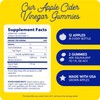 Apple Cider Vinegar Gummies, Made with The Mother, 12 Organic,
