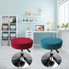 HuaLiSiJi Stool Cover, Round, 30-40 cm, Luxurious Fabric, Stretchy, Wrinkle-Free,