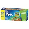 Ziploc Sandwich and Snack Bags with EasyGuide Texture, Plastic Storage