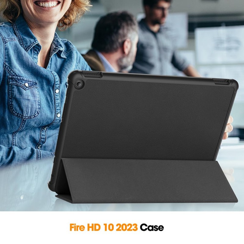 Kepuch Custer Case for Fire HD 10 2023, Smart PU