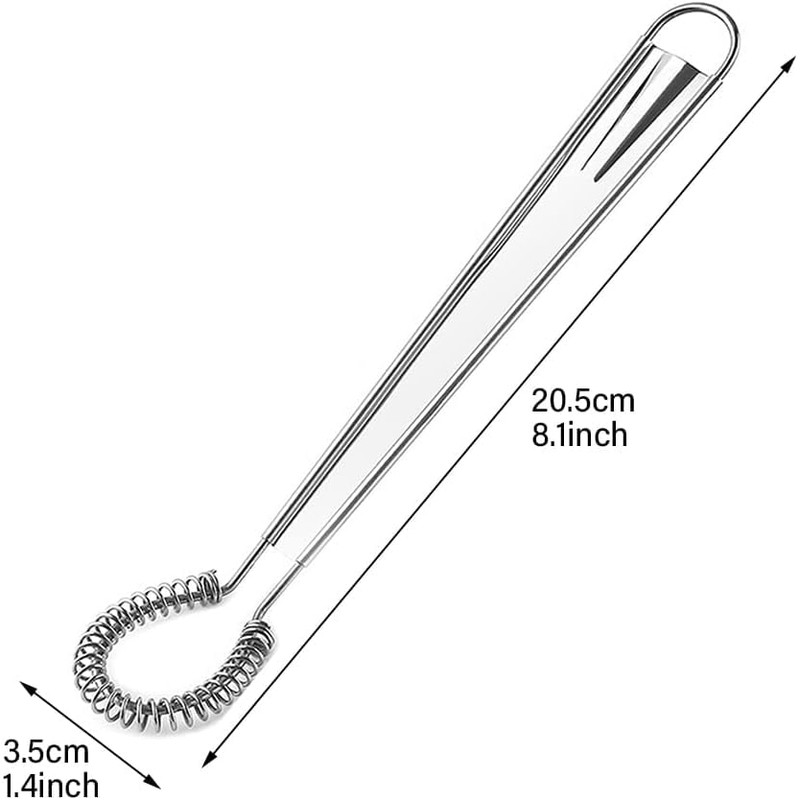 Stainless Steel Mini Whisks - 1 Pack Spring Coil Wire