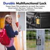 SURE LOCK TSA Accepted Heavy Duty Big Combination Luggage Padlock