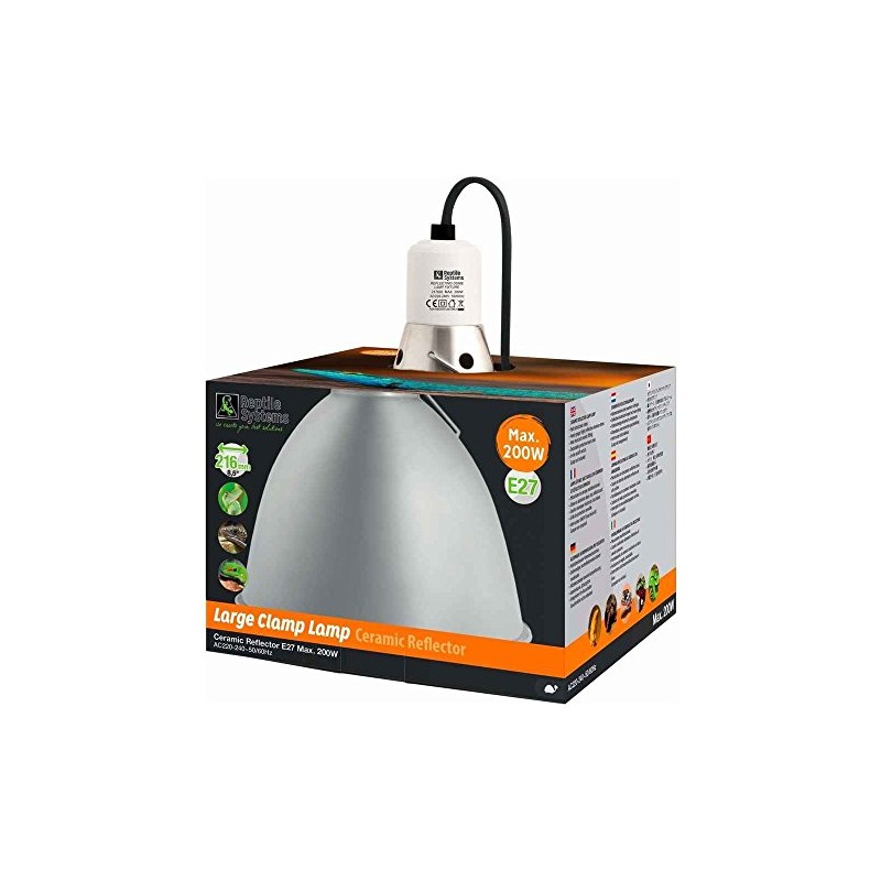 Reptile Systems - Clamp Lamp with Reflector - L (Ø