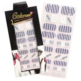 BTOB World Colorachi Nail Stickers (Marine Stripe) / DIY Nail Art / 컬러라치 네일스티커(마린 스트라이프)/셀프 네일아트