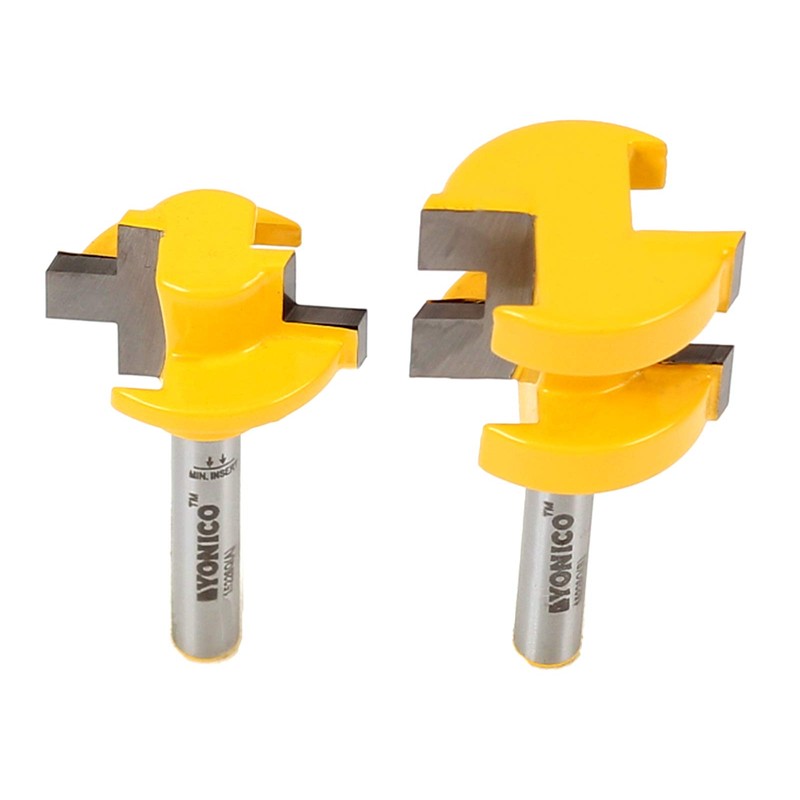 YONICO Router Bits Tongue & Groove Set 3/4-Inch 2 Bit