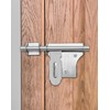 QWORK® Bolt Lock Gate Latch, gate Bolts for Wooden Gates,