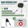 KUAFU Detachable Passenger Backrest Sissy Bar With Pad Compatible with