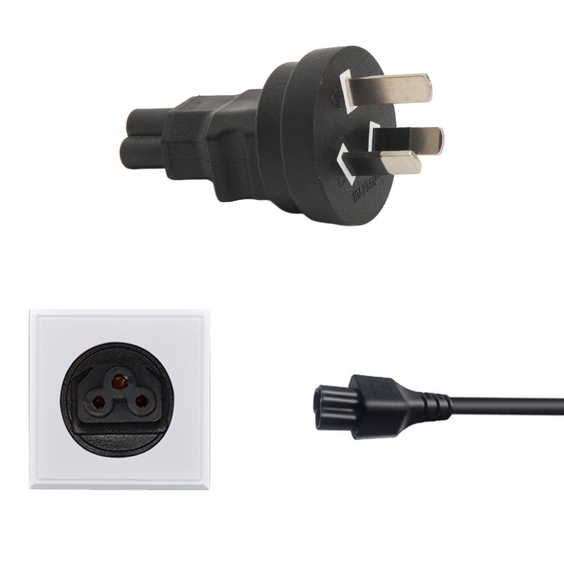 to IEC320 C5 Power Adapter 3 Prong to C5 Converter