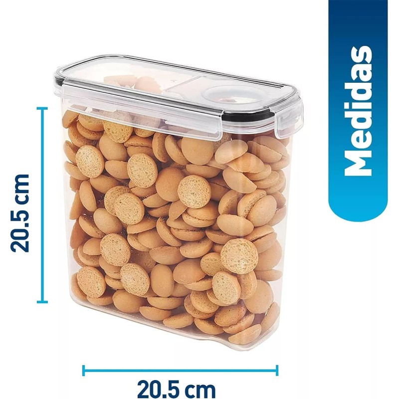 Bluelander Juego De 20 Recipientes Herméticos De Plástico Para Cereales