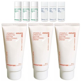 Innisfree Large Capacity Vitamin C Blemish Toning Cream Capsule Moisture Cream (80mLX3 + 3 Cica Ampoules + 3 Serums) / 이니스프리 대용량 비타민C 잡티토닝크림 캡슐 수분크림 (80mLX3개+시카 앰플3개+세럼3개)