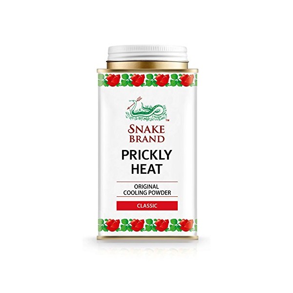 Snake Brand Prickly Heat Powder Classic 140g ~ EU Registered ~ Ships from UK (Classic, Pack of 1)