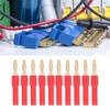 10Pcs Banana Plug 4.0mm Male to 2mm Female Connector 30V