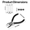 Jewelry Wire Straightener and Nylon Pliers, Durable Soft Jaw Jewelry