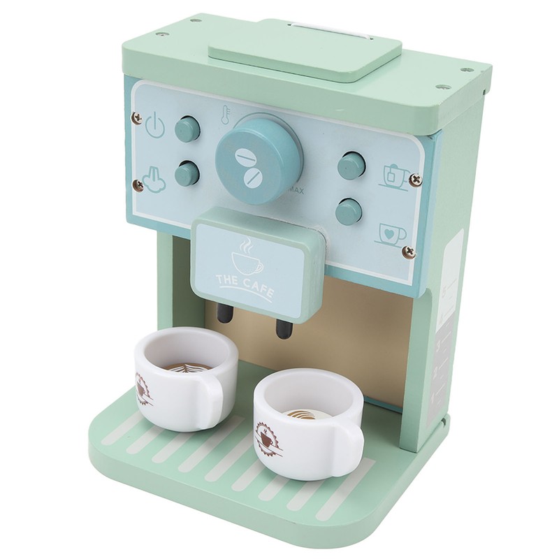 Coffee Maker Toy Fun Early Education Simulation Milk Cups Round