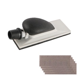 Ieron Hand Push Grinding Tool Set 70x198 with 5 Sanding Blocks P80 P120 P180 P240 P320 for Drywall Wood Polishing and Cleaning