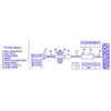 Set of Universal Brackets for Heated Towel Rail Radiator (White)