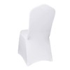 Trimming Shop Spandex White Chair Cover Stretch Fabric Removable Washable