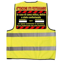 Bombo geburtstagsweste, gelb, One size