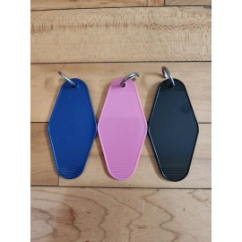 Lot Of 3 Vintage style hotel motel keychain