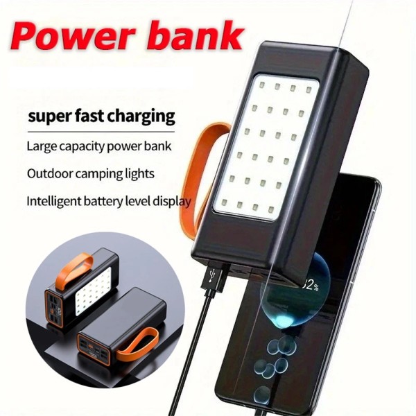 Universal Super 50000MAH Portable Power Bank LCD LED Fast Battery